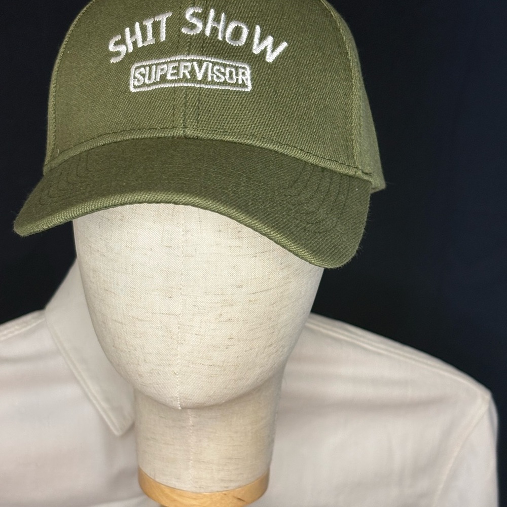 Green Embroidered Cap - Picture 4 of 4